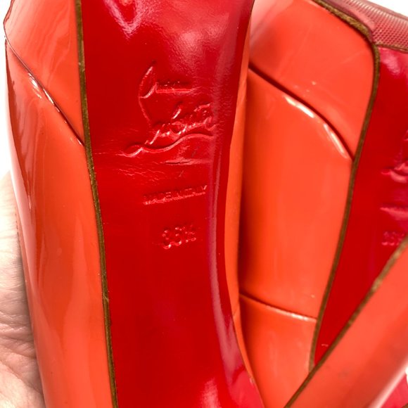 🌷❤️🔥SPRING SALE 🔥 FINAL PRICE🌷💥Christian Louboutin Bianca 140 Heels 36.5 - Picture 8 of 9